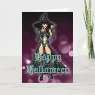 Halloween Hexenhappy Halloween Grußkarte 6 Karte