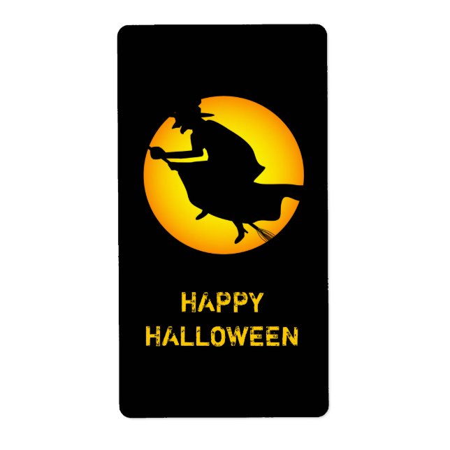 Halloween Hexenhappy Halloween Label (Vorne)