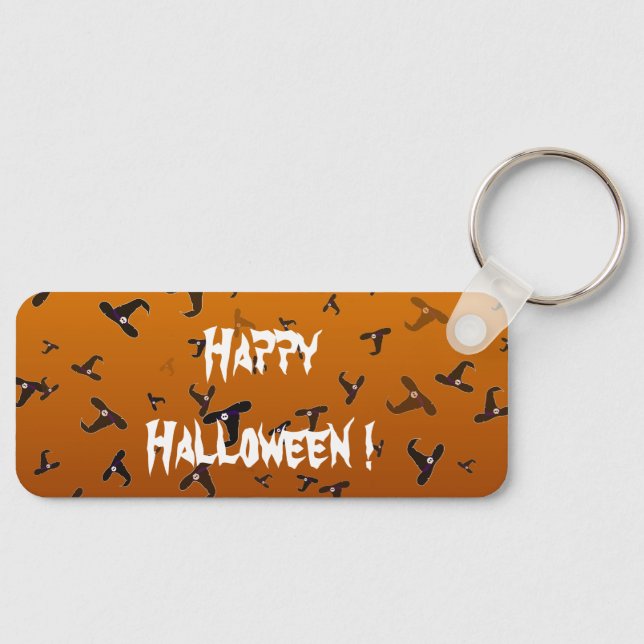 Halloween Hexenhats Schlüsselanhänger (Vorderseite)