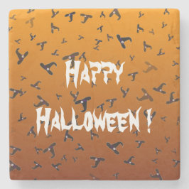 Halloween Hexenhats Steinuntersetzer