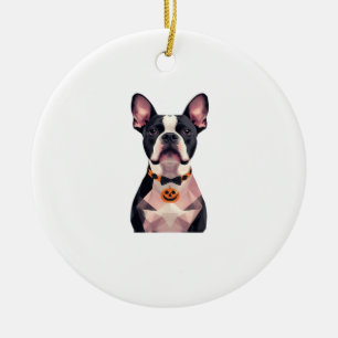 Halloween Hexenhund Classic T-Shirt Keramik Ornament