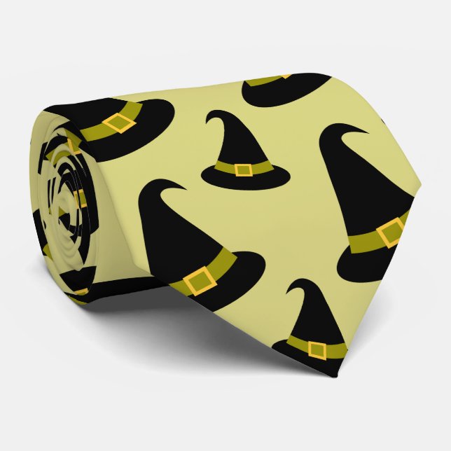 Halloween-Hexenhut Krawatte (Gerollt)