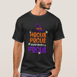 Halloween Hexenhut Lehrer Hokus Pokus Alle T-Shirt