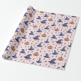Halloween Hexenhut Pumpkin Wrapping Paper Geschenkpapier