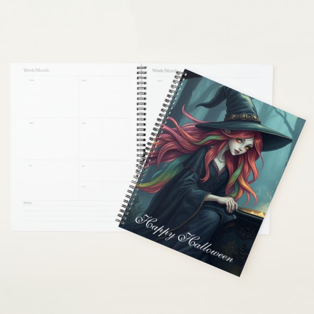 Halloween Hexenkalender Planer (Anzeige)