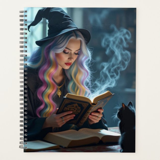 Halloween Hexenkalender Planer (Vorderseite)
