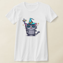 Halloween Hexenkatzen, die Zaubersterne halten T-Shirt