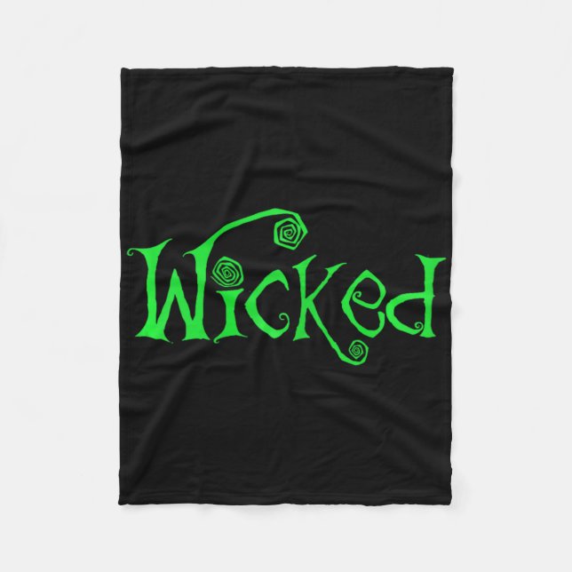 Halloween-Hexenkleid Kostümspende Fleecedecke (Vorderseite)