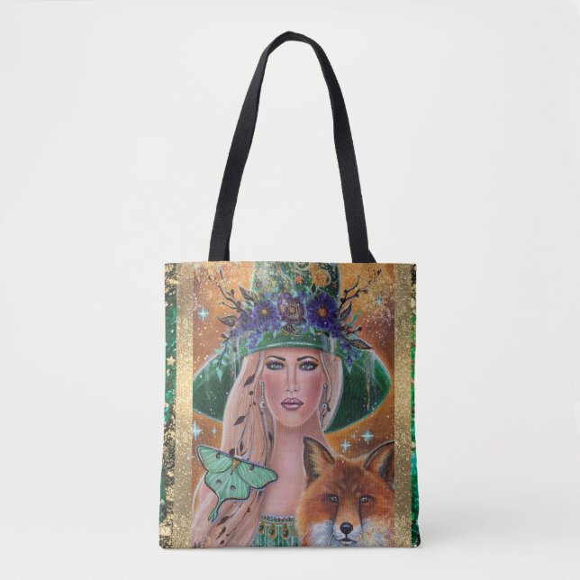 Halloween Hexenkunst von Renee Lavoie Tasche (Vorderseite)