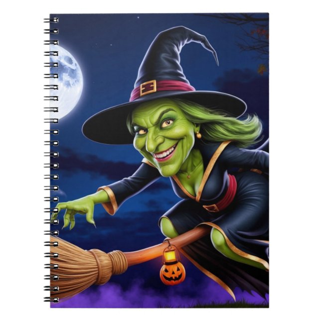 Halloween/HexenNotebook Notizblock (Vorderseite)