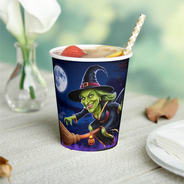 Halloween/Hexenpapier-Cup Pappbecher (In Situ)