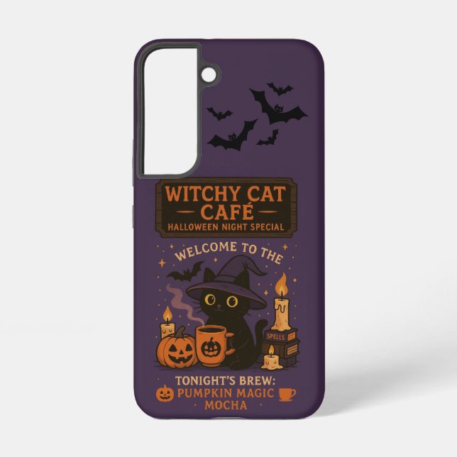 Halloween Hexenschloss Samsung Case- Magische Nach Samsung Galaxy Hülle (Rückseite)