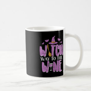 Halloween Hexenweg zur lustigen Pun Costume Party Kaffeetasse