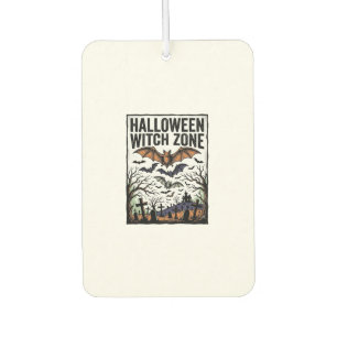 Halloween-Hexenzone Vintage-Friedhofs-Fledermaus-D Autolufterfrischer
