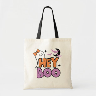 Halloween Hey Boo Girl Ghost Kids Candy Sac fourre