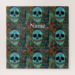Halloween Hippie Skull Thunder_Cove