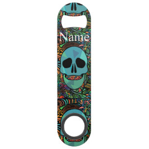 Halloween Hippie Skull Thunder_Cove Speed Flaschenöffner