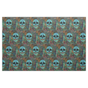 Halloween Hippie Skull Thunder_Cove Stoff