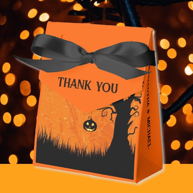 Halloween Hochzeitsbaum-Individuelle Namen und Beä Geschenkschachtel (Von Creator hochgeladen)