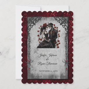 Halloween-Hochzeitseinladung Einladung