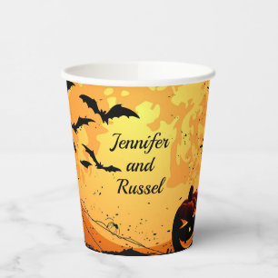 Halloween Hochzeitsempfang personalisieren Hot Cid Pappbecher