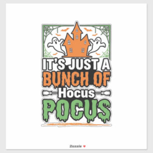 Halloween Hocus Pocus Zitat Vektor Design_1 Aufkleber