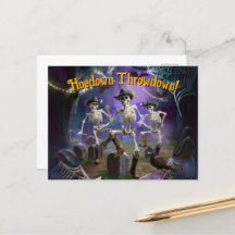 Halloween HoeDown Throwdown, tanzende Skelette