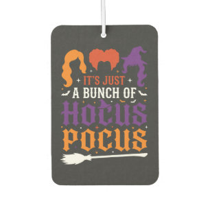 Halloween Hokuspokus Hexen-Typografie Vektor Autolufterfrischer