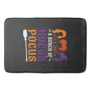 Halloween Hokuspokus Hexen-Typografie Vektor Badematte
