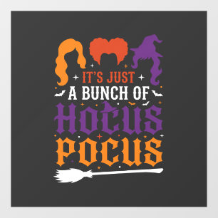 Halloween Hokuspokus Hexen-Typografie Vektor Fensteraufkleber
