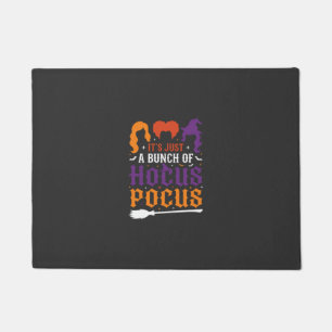 Halloween Hokuspokus Hexen-Typografie Vektor Fußmatte