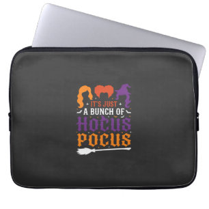 Halloween Hokuspokus Hexen-Typografie Vektor Laptopschutzhülle