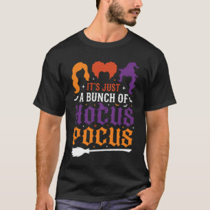 Halloween Hokuspokus Hexen-Typografie Vektor T-Shirt