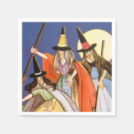 Halloween Holiday Hexen Party Napkins Serviette