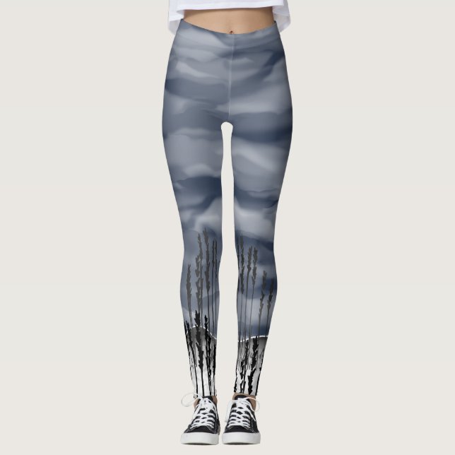 Halloween Horreur Déplaisant Cornfield Leggings (Devant)
