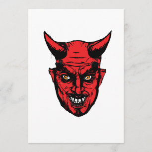 Halloween Horror Devil Gift Karte