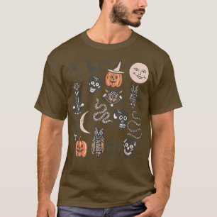 Halloween Horror Dinge Spooky Jahreszeit glücklich T-Shirt