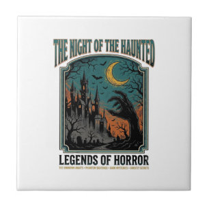 Halloween-Horror-Gespenstische Nacht Vintage Gruse Fliese