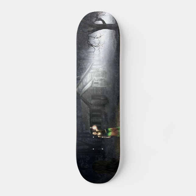 Halloween Horror House Skateboard (Vorderseite)