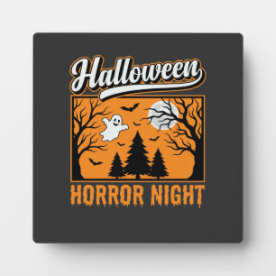 Halloween Horror Night Retro-Geisterwald Fotoplatte