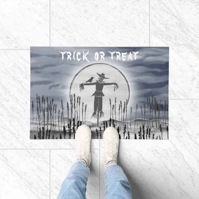 Halloween Horror Scarecrow Trick oder Treat Doorma Fußmatte (Indoor)