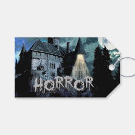 Halloween Horror Spuk House Beängstigend Blue Nigh Geschenkanhänger