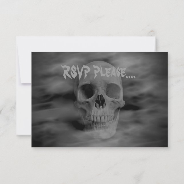 Halloween Horror UAWG RSVP Karte (Vorderseite)