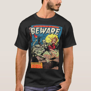 Halloween Horror Vintag Zombie Comic Book Retro S T-Shirt