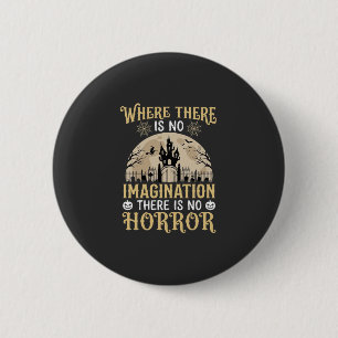 Halloween Horror Zitat Verlassenes Schloss Imagina Button