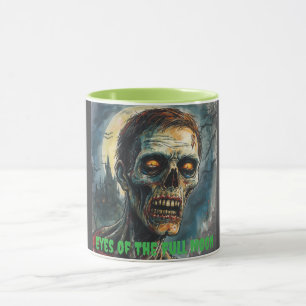 Halloween, Horror, Zombie, Augen des Vollmonds,  Tasse