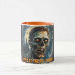Halloween, Horror, Zombie, Augen des Vollmonds,  Tasse