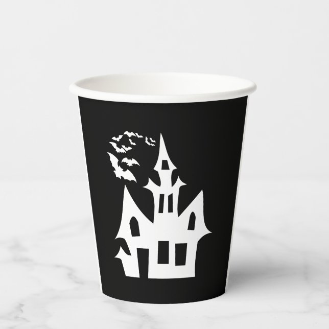 Halloween House Pappbecher (Vorderseite)