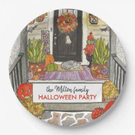 Halloween House Party Pappteller