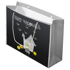 Halloween House, Schwarze Katzen, Fledermäuse, Kür Große Geschenktüte